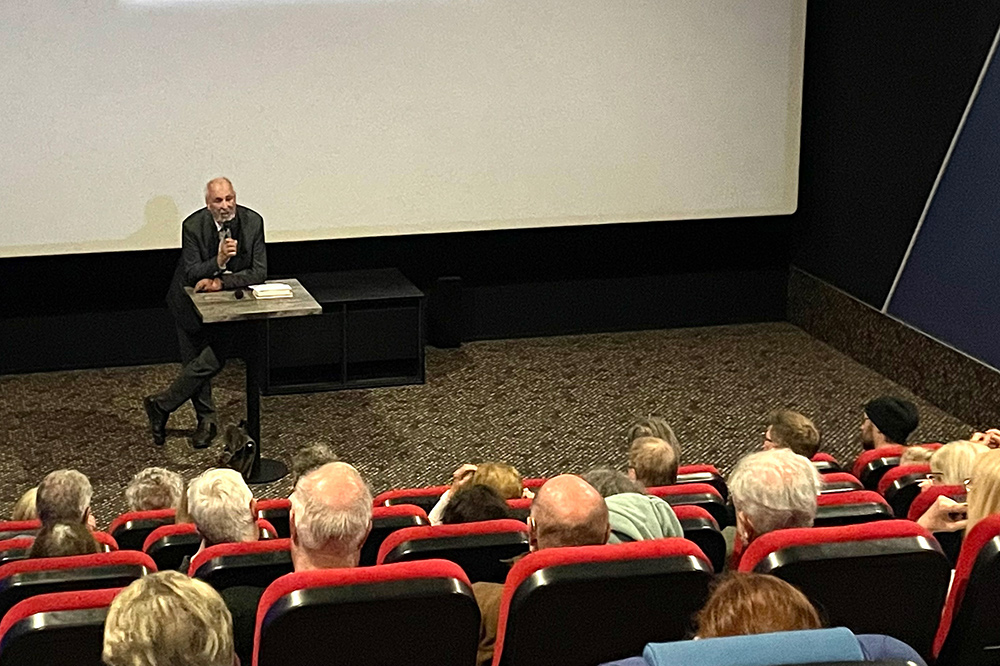 Filmvorführung und Gespräch im Dieselkino. Foto: Photogräfin.